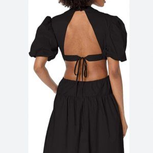 NWT ASTR BLACK CUT OUT MAXI DRESS